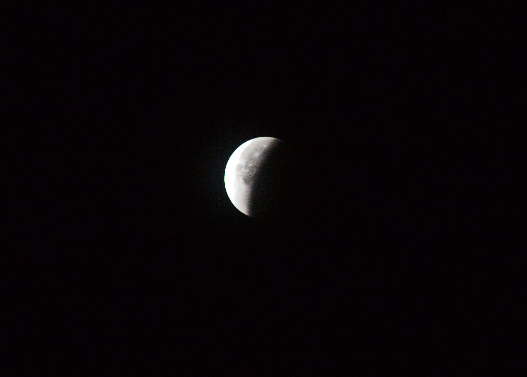 Partial lunar eclipse glides over Houston County